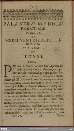 Pars II. De Medii Ventris Affectibus P. N.