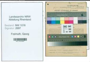 Entnazifizierung Georg Freimuth , geb. 21.06.1885 (Zollamtmann)