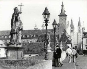 Die alte Mainbrücke in Würzburg
