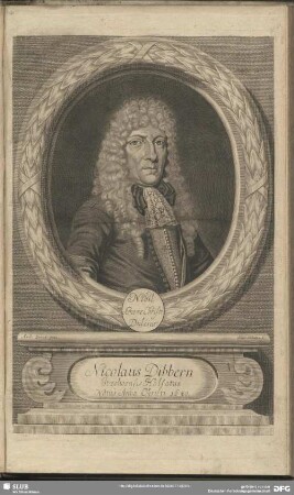 Nicolaus Dibbern Itzsehöensis Holsatus Natus Anno Christi 1640