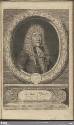 Nicolaus Dibbern Itzsehöensis Holsatus Natus Anno Christi 1640