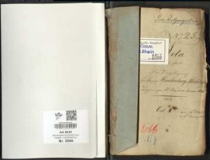 Wälderdepartement: Verpflegung Großherzoglich Mecklenburg–Strelitzer Truppen pro 16. Juni ad 31. Dezember 1814