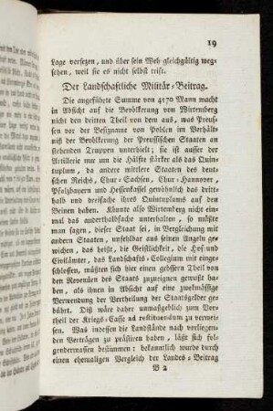19-22 Der Landschaftliche Militär-Beitrag