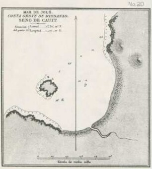 No. 20. Seno de Cauit, Costa Oeste de Mindanao, Mar de Joló