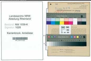 Entnazifizierung Anneliese Karrenbrock , geb. 26.04.1922 (Angestellte)