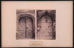 Freiberg, Dom. Schmiedeeiserne Türen (1562, D. Helbig)