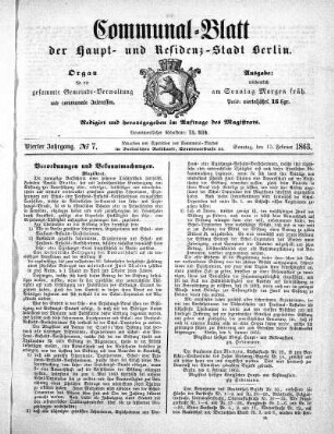 1863,7: No. 7, 15. Februar 1863