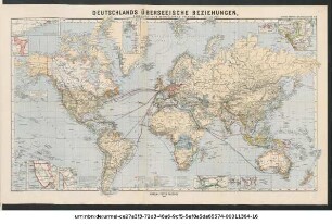 Deutschlands überseeische Beziehungen : Übersicht der europäischen Colonien