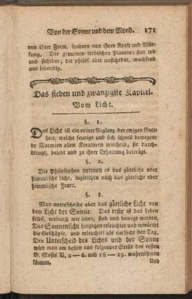 Das sieben und zwanzigste Kapitel