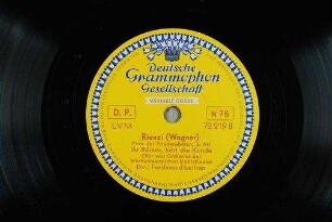 Rienzi : Chor der Friedensboten, 2. Akt; Ihr Römer, hört die Kunde / (Wagner)