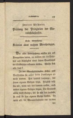 39-105, Zweiter Abschnitt.
