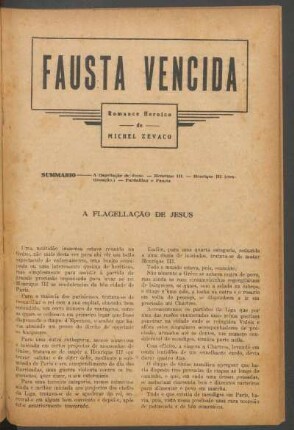 Fausta vencida : Romance heróico