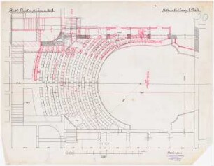 Stadttheater (auch: Grillo-Theater), Essen: Bestuhlungsplan 2. Rang