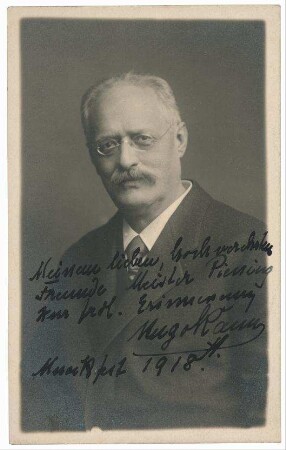 Reproduktion einer Fotografie von Hugo Kaun (1863-1932)