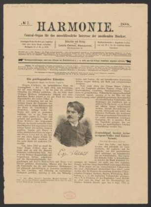 Ein Gott begnadeter Künstler [Zeitungsartikel]