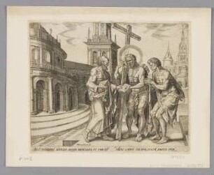 Mann findet Erlösung in der Kirche Christi, Blatt 4 der Folge "Christus als barmherziger Samariter"