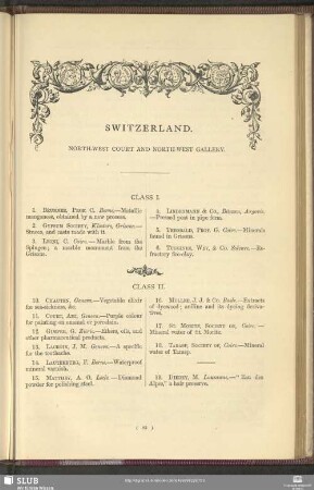 Switzerland : North-West Court And North-West Gallery