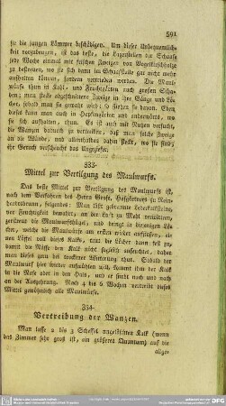 333. Mittel zur Vertilgung des Maulwurfs
