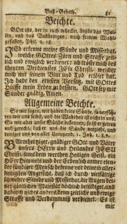 Allgemeine Beichte