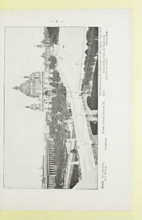 Berlin. Der Lustgarten. Altes Museum. Schloßbrücke. Denkmal Friedrich Wilhelms III. Dom. Kaiser-Wilhelmstraße mit Marienkirche. Platz vor dem Schloß. Schloßapotheke
