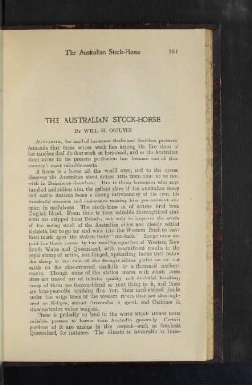 The Australian Stock-Horse