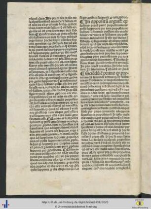 In oppositum