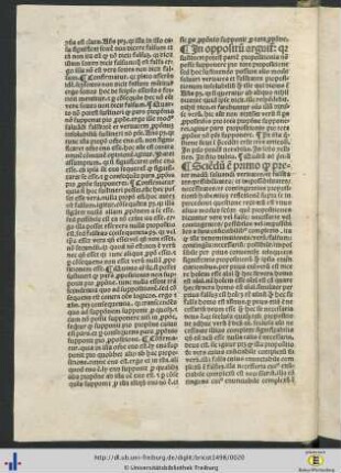 In oppositum