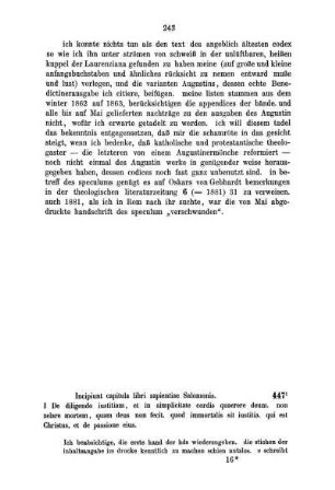 Incipiunt capitula libri sapientiae Salomonis.
