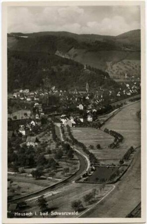 Hausach im badischen Schwarzwald