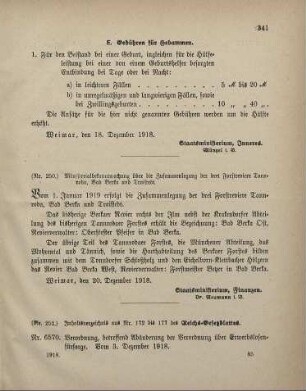 Nr. 251: Inhaltsverzeichnis aus Nr. 172 bis 177 des Reichs-Gesetzblattes