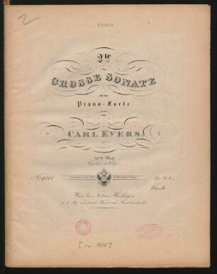 2te grosse Sonate für das Piano-Forte : 20tes Werk