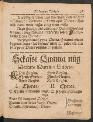Sekassi Litania nug Dactara Martina Luthera.