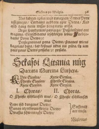 Sekassi Litania nug Dactara Martina Luthera.