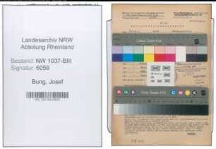 Entnazifizierung Josef Bung , geb. 18.11.1892 (Bueroangestellter)