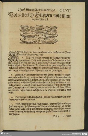 Von allerley Suppen wie man sie zurichten sol