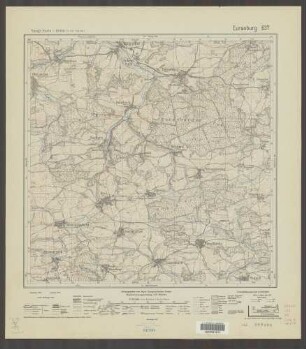 637 Eurasburg ; Topographische Karte von Bayern 1:25.000 [Positionsblätter]