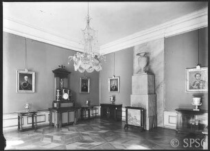 Berlin, Schloss Charlottenburg, Zimmer mit blauer Satinade, R.: 229.