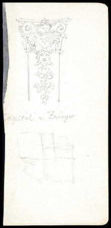 Zeichnung 23. Zwinger