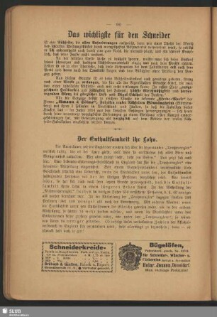 Der Enthaltsamkeit ihr Lohn