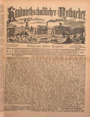 15: Beilage vom Montag, 15. Juli 1901