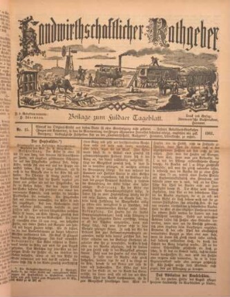15: Beilage vom Montag, 15. Juli 1901