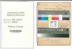 Entnazifizierung Theodor Rolland , geb. 16.10.1897 (Siedemeister)