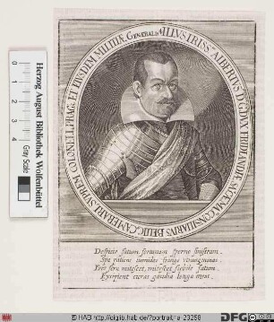 Bildnis Albrecht (Eusebius Wenzel) von Wallenstein (eig. Waldstein)
