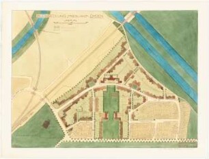 Kleinsiedlung Friesland, Emden: Lageplan 1:1000