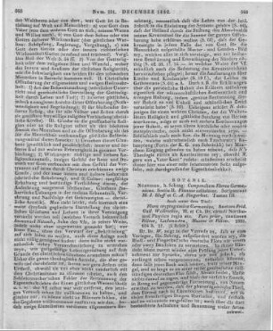 Bluff, M. J. ; Fingerhuth, C. A.: Compendium Florae Germanicae. Sectio 2. Plantae cellulosae. T. 3. Nürnberg: Schrag 1831 Auch u. d. T.: Wallroth, K. F. W.: Flora Cryptogamica Germaniae. Ps. 1. Filices, Lichenastra, Muscos et Filices.