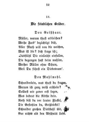 18. Die feindlichen Brüder.