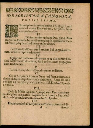 De Scriptura Canonica.