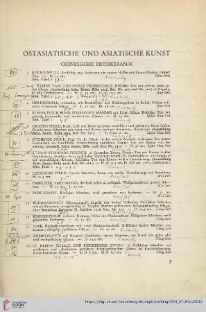 Ostasiatische und Asiatische Kunst (Nr. 1-211)