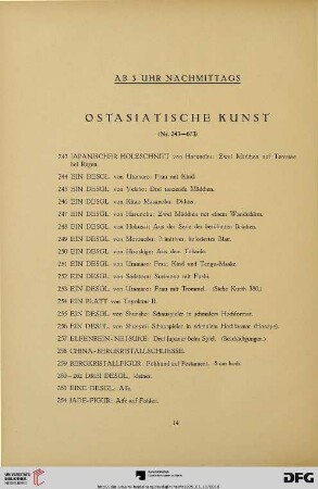 Ostasiatische Kunst (Nr. 243-673)