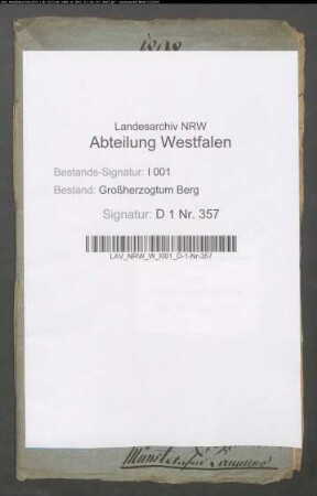 Die unter Verheuerung stehenden eigenhörigen Stätten der Rentei Marienfeld